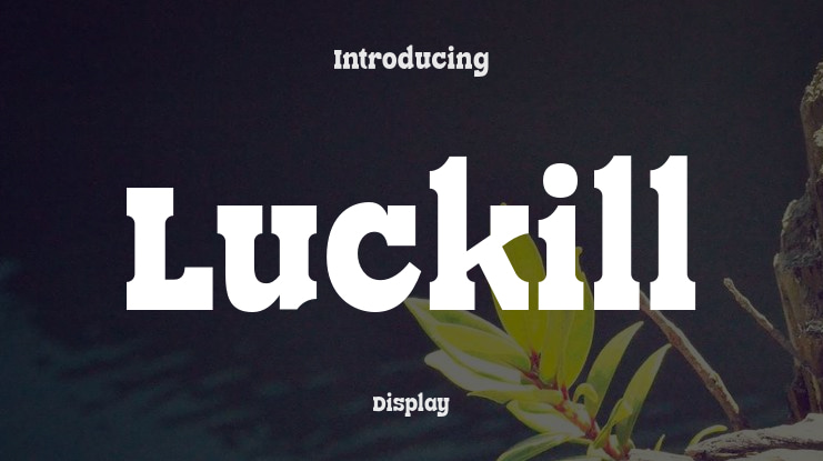 Luckill Font Family