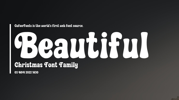 Beautiful Christmas Font