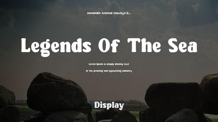 Legends Of The Sea Font Family