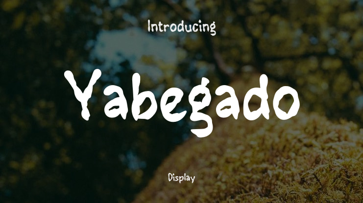 Yabegado Font