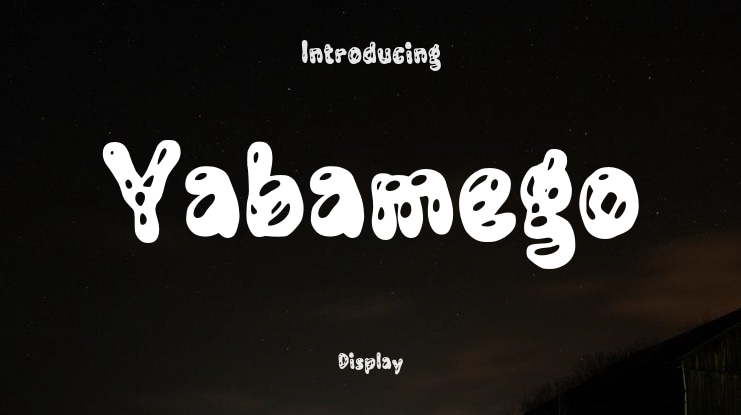 Yabamego Font