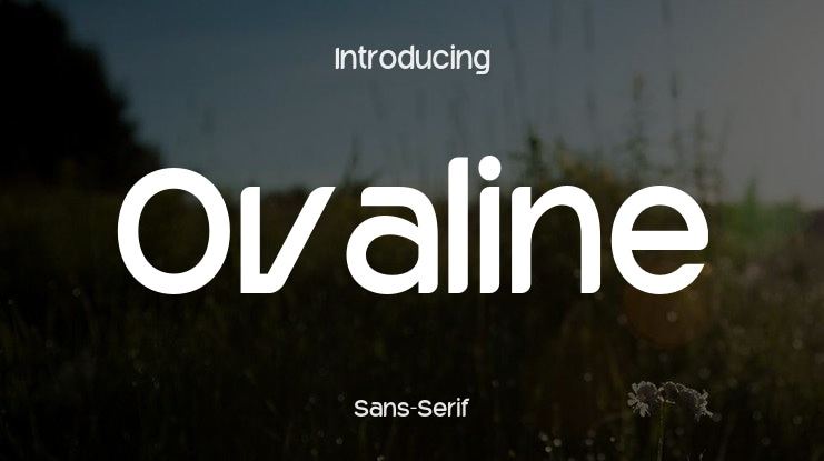 Ovaline Font