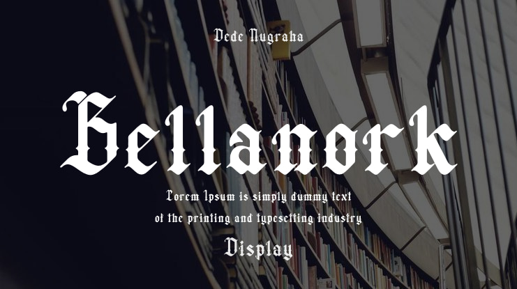 Bellanork Font