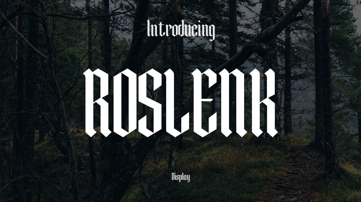 ROSLENK Font