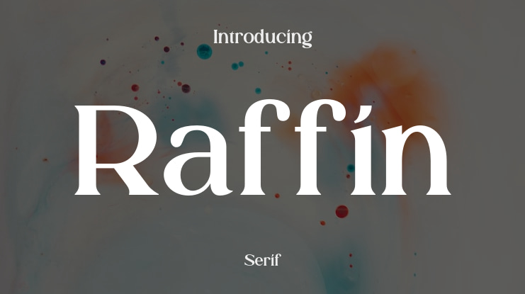 Raffin Font Family