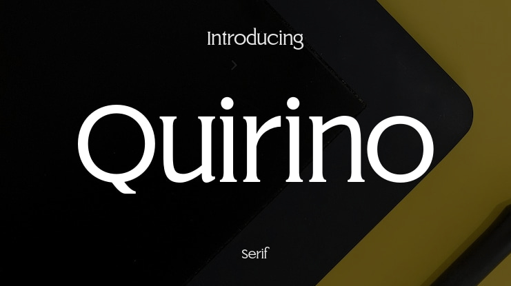 Quirino Font Family