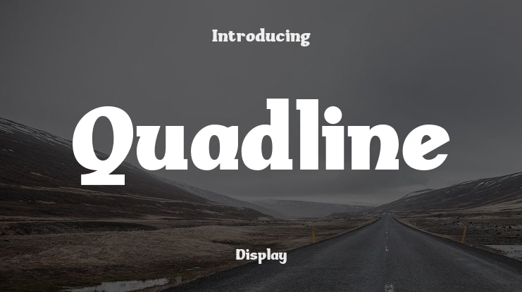 Quadline Font Family