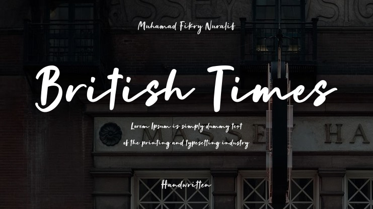 British Times Font