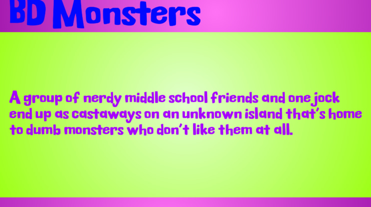 BDMonsters Font