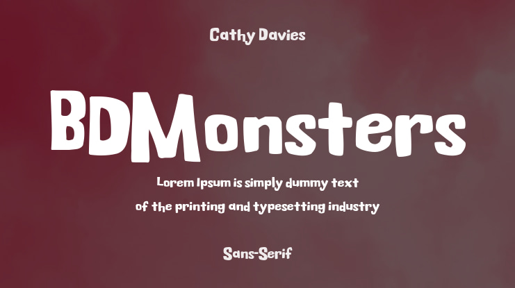 BDMonsters Font
