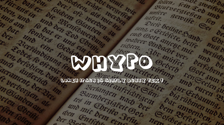 Whypo Font