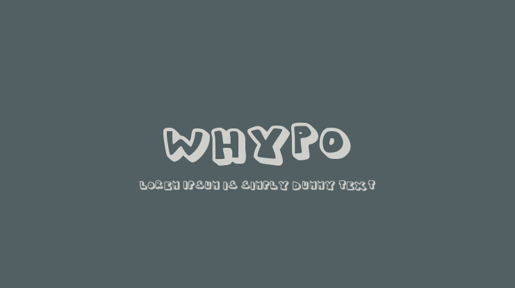 Whypo Font