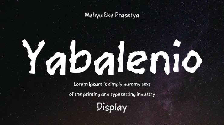 Yabalenio Font