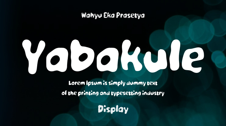 Yabakule Font