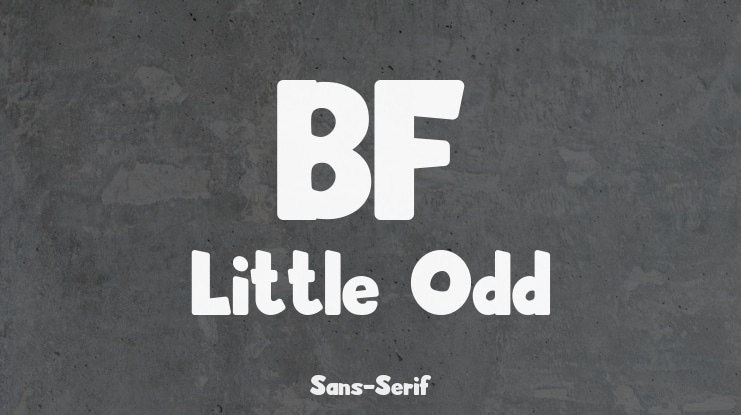 BF Little Odd Font