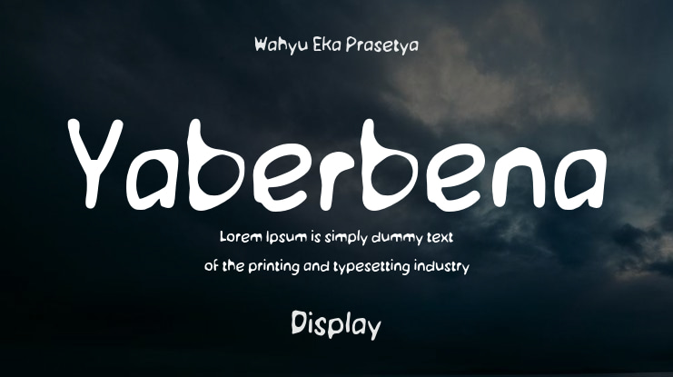 Yaberbena Font