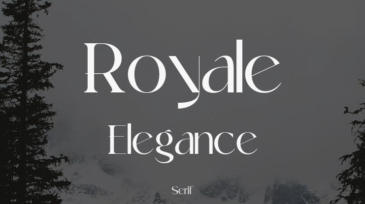 Royale Elegance Font Family