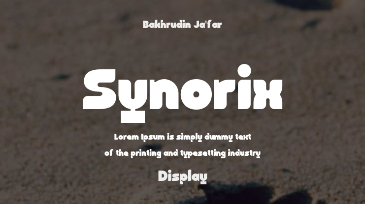 Synorix Font