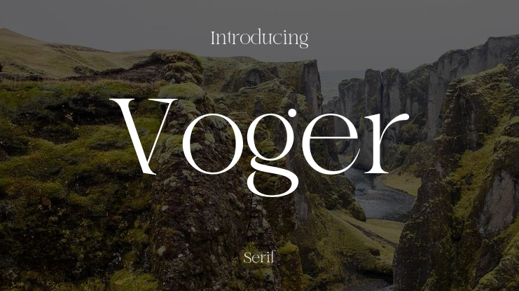 Voger Font Family