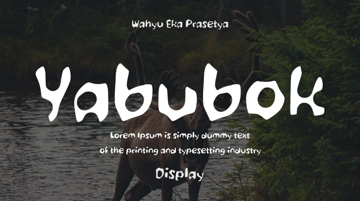 Yabubok Font