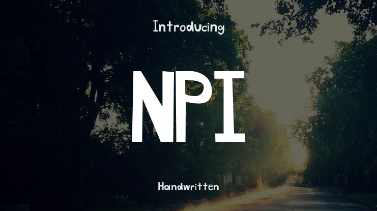 NPI Font