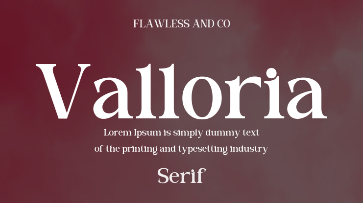 Valloria Font