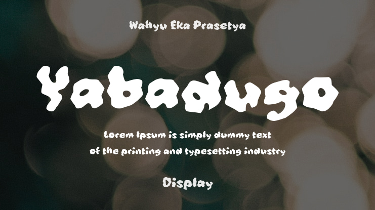 Yabadugo Font