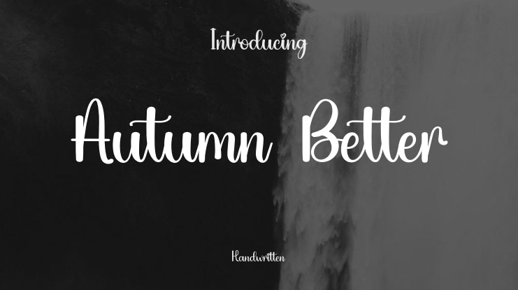 Autumn Better Font