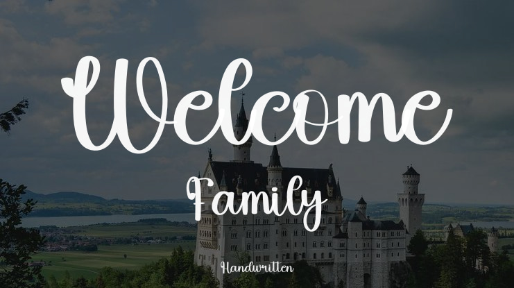 Welcome Family Font