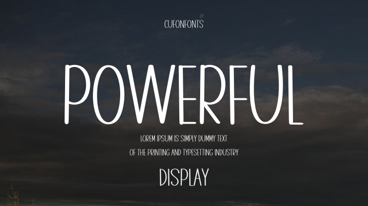 POWERFUL Font