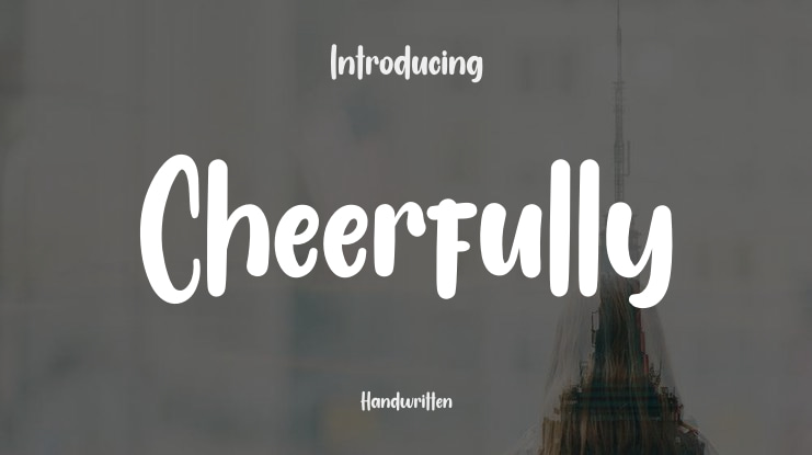 Cheerfully Font