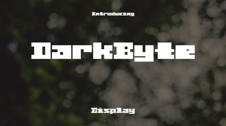 DarkByte Font