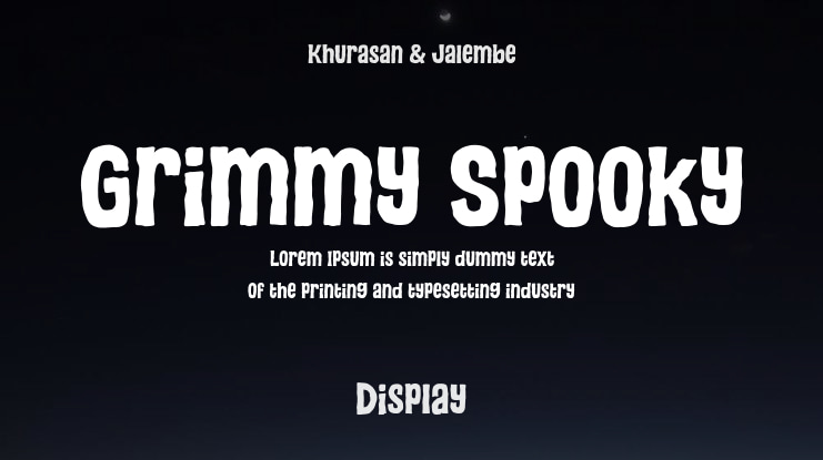 Grimmy Spooky Font