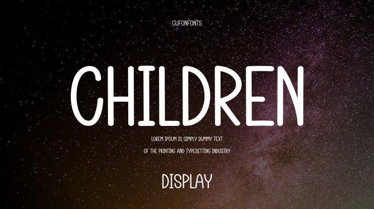 Children Font