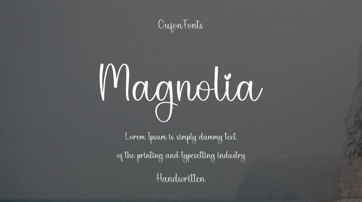Magnolia Font