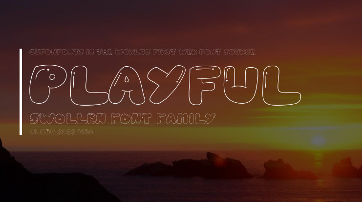 Playful Swollen Font