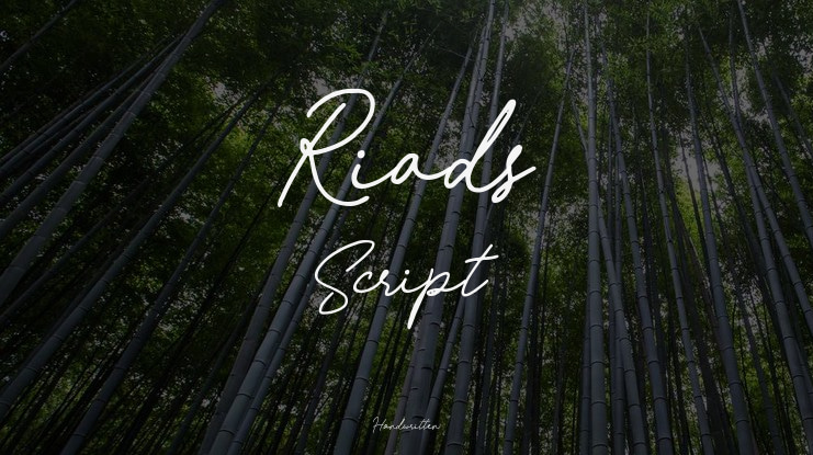Riads Script Font