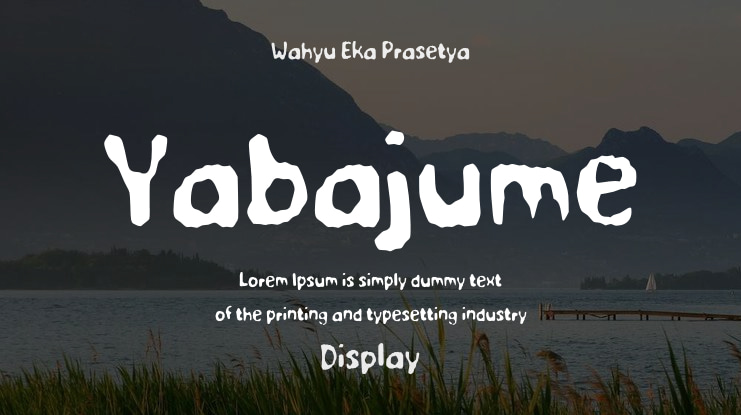 Yabajume Font