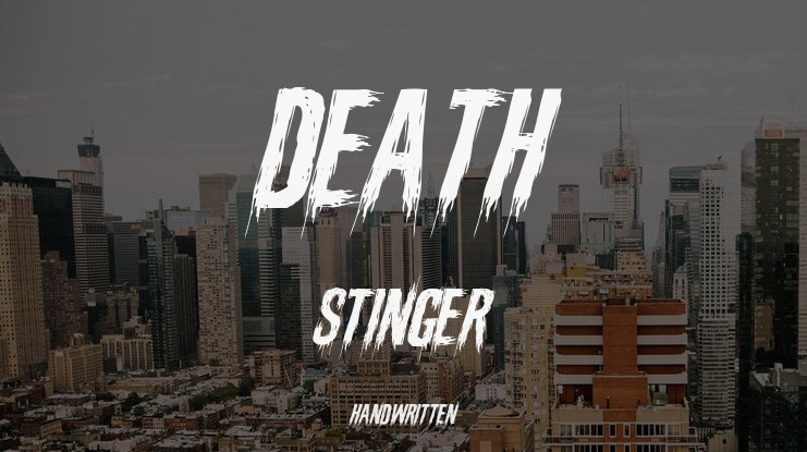 Death Stinger Font