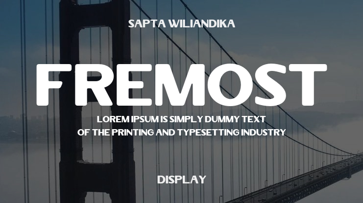 Fremost Font
