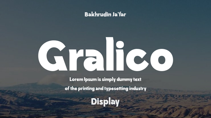 Gralico Font Family