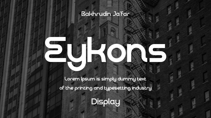 Eykons Font