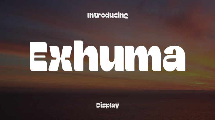 Exhuma Font