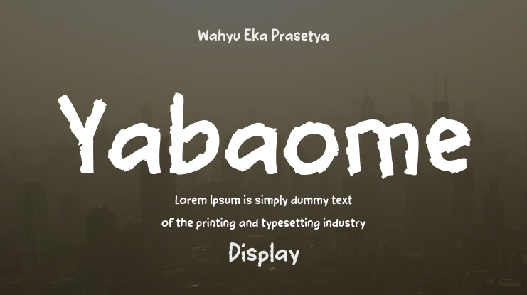 Yabaome Font