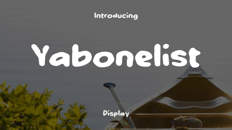 Yabonelist Font