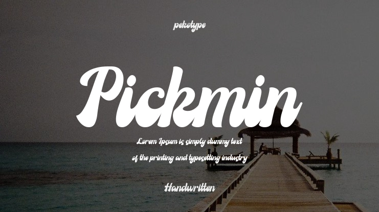 Pickmin Font