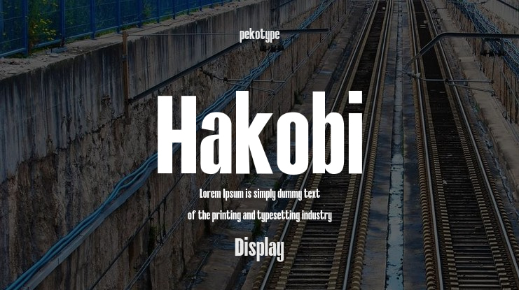 Hakobi Font