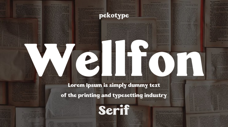 Wellfon Font