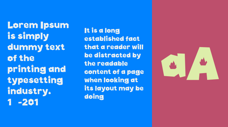 MGF Blazebox Personal Use Font