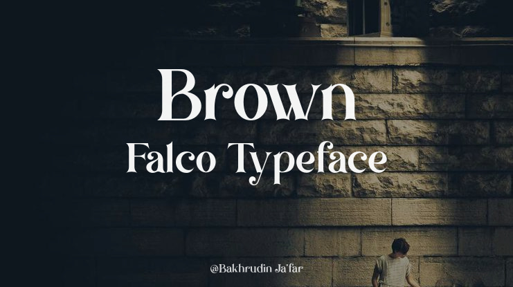 Brown Falco Font Family